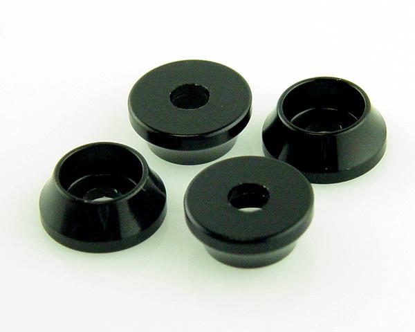 KP-377-BLK - 3MM Tapered Head Washers (4)